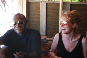 John Aini and Paige West